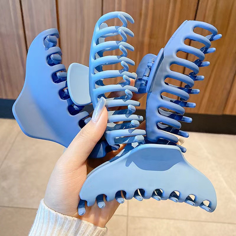 Kẹp tóc càng cua Hàn Quốc nữ đẹp hottrend nhám cỡ size lớn 16881