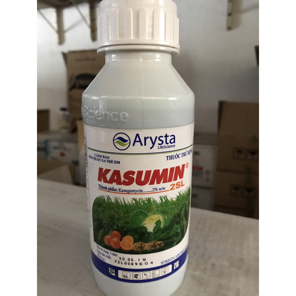 Thuốc trừ đặc trị đốm lá, thối vi khuẩn, đạo ôn KASUMIN 2SL/425ML