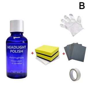 Dung dịch đánh bóng đèn pha xe ô tô 10ml / 30ml