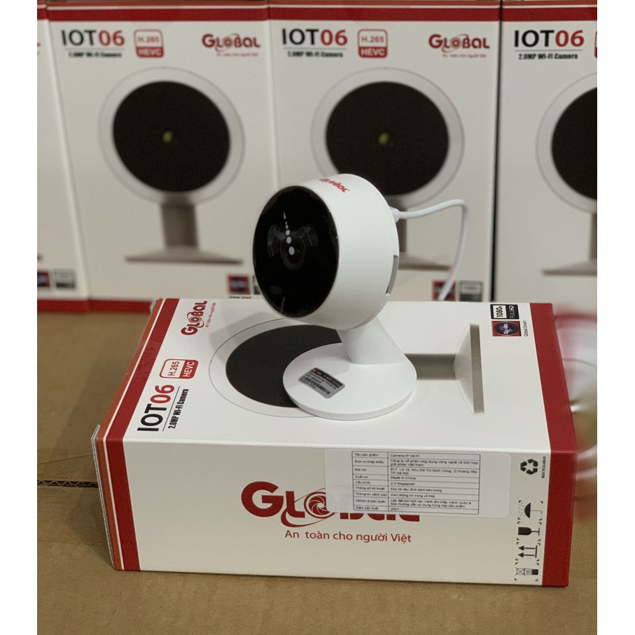 Camera IP Wifi Trong nhà thông minh IOT06 Global 2Mb 1080P - Server Việt nam [ iot-06 c6w c22ep h21w] - Chính hãng BH24T