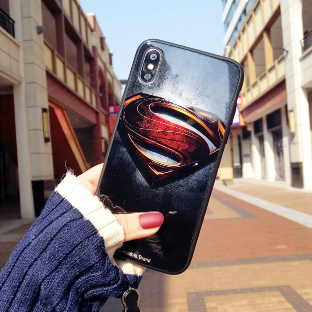 [ FREESHIP ] Ốp Lưng iphone Kính Cường Lực Avenger DC Comics dành cho iphon 6 6s 7 8 plus x xs max 11 pro - k139