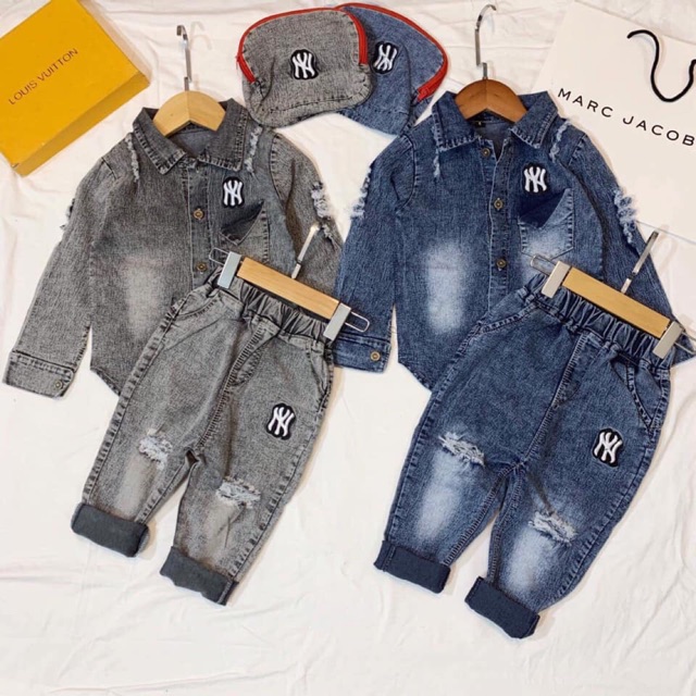 Set Jeans cho bé trai