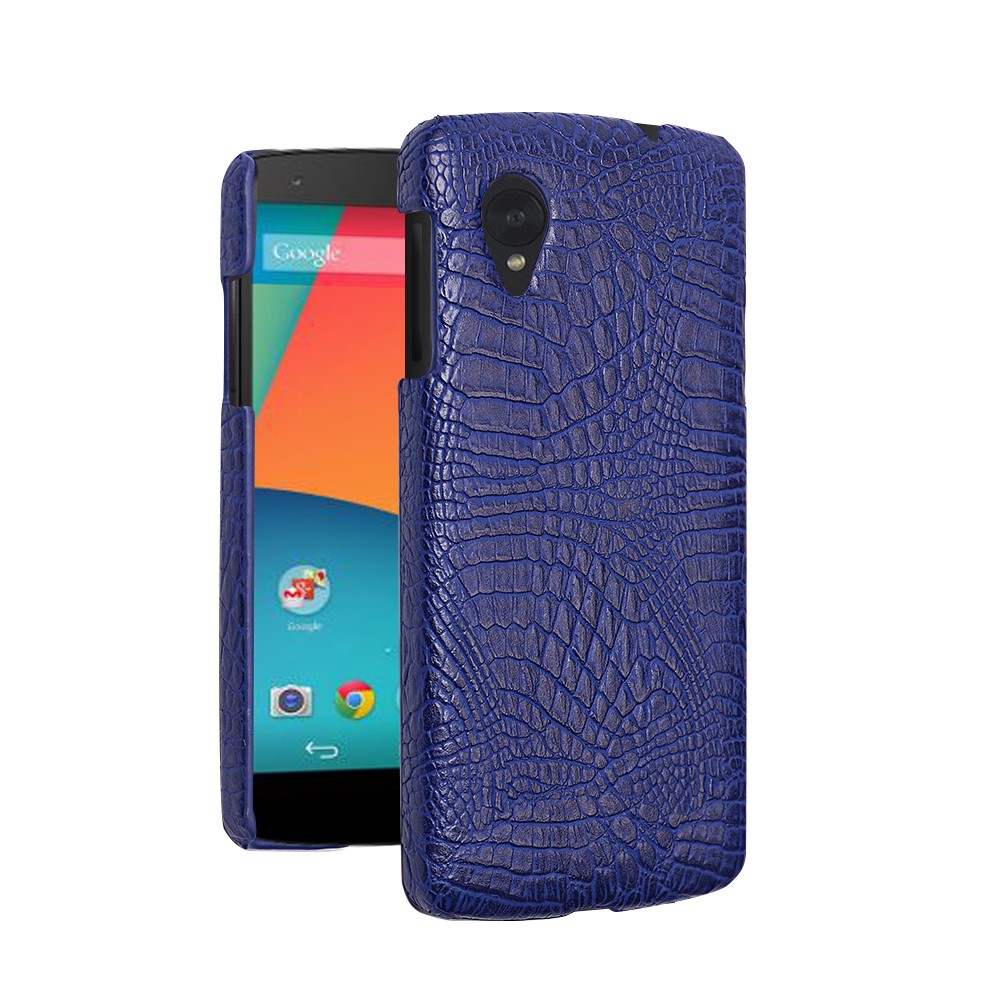 Ốp điện thoại họa tiết vân cá sấu retro chất lượng cao cho LG Nexus 5