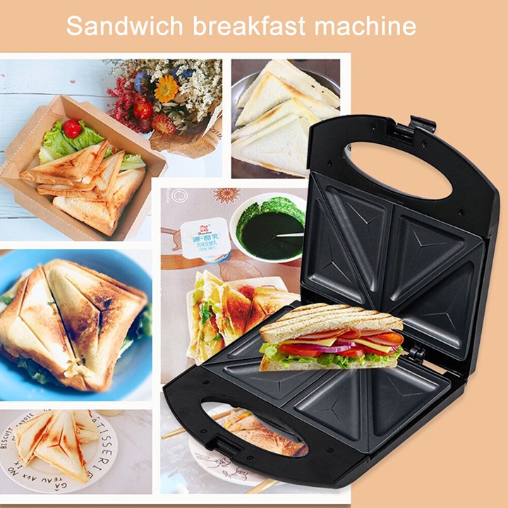 [Mã ELHADEV giảm 4% đơn 300K] [ Siêu Sale ] Máy Nướng Bánh Mì Sandwich, Máy Kẹp Bánh Mỳ HAEGER Khuôn Tam Giác