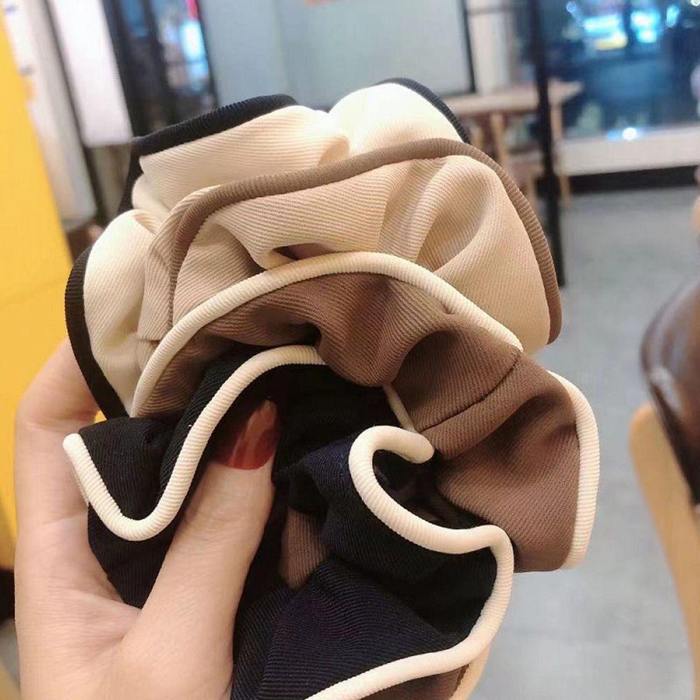 Dây Cột Tóc Đuôi Ngựa Co Giãn In Họa Tiết Hoa VANES1 Thời Trang Xinh Xắn Cho Nữ