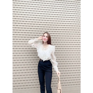  Sơ mi tiểu thư kèm áo 2 dây 