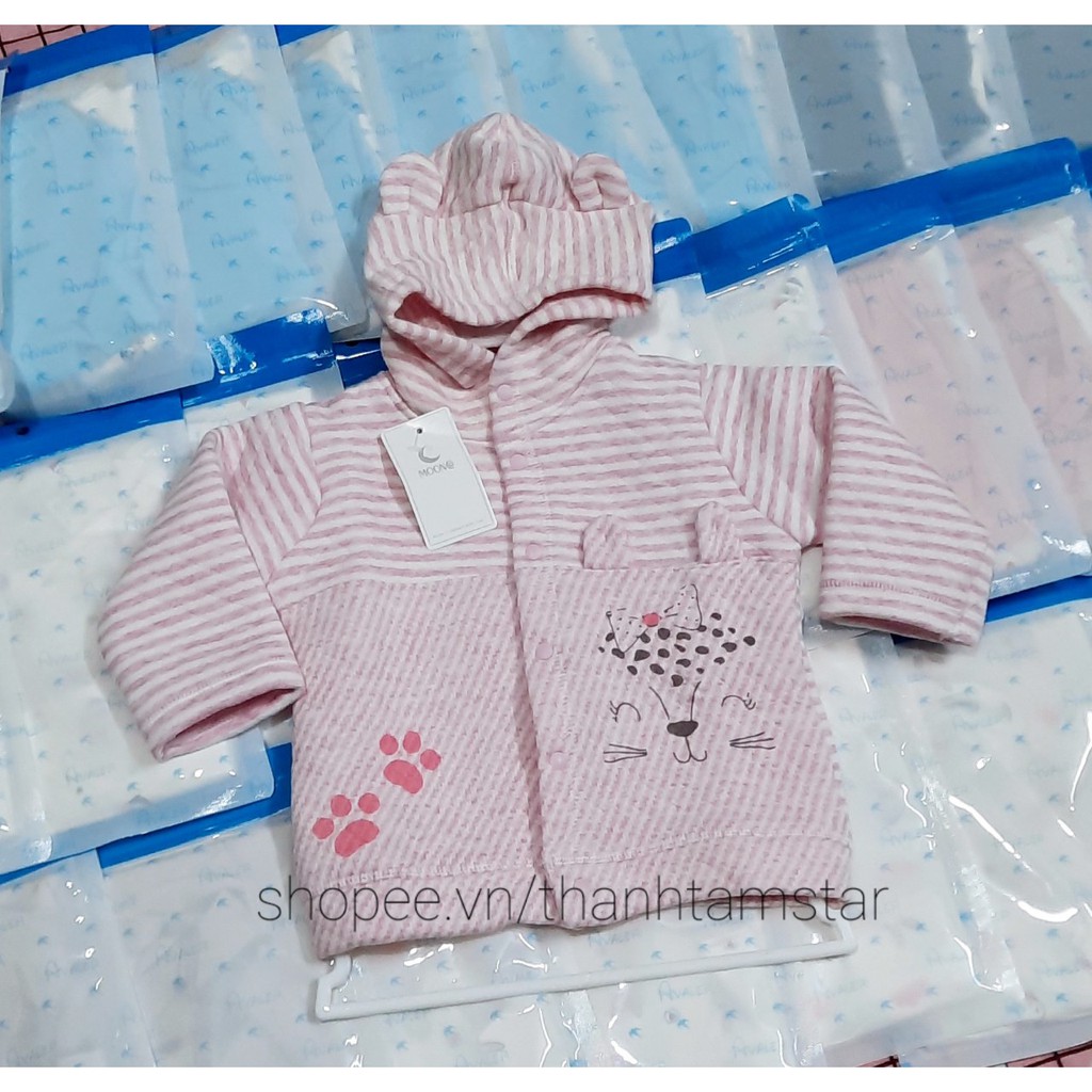 Áo khoác chần bông Moon cho bé size 7-16kg