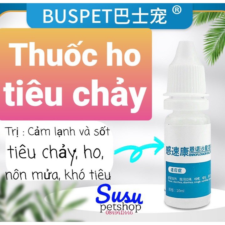 Trị Ho, Tiêu Chảy cho Chó BUSPET