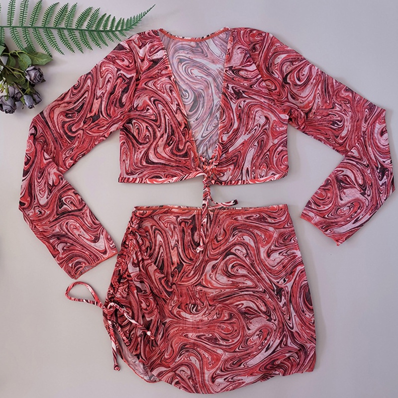 Set Đồ Tắm In Họa Tiết Quyến Rũ Dành Cho Nữ