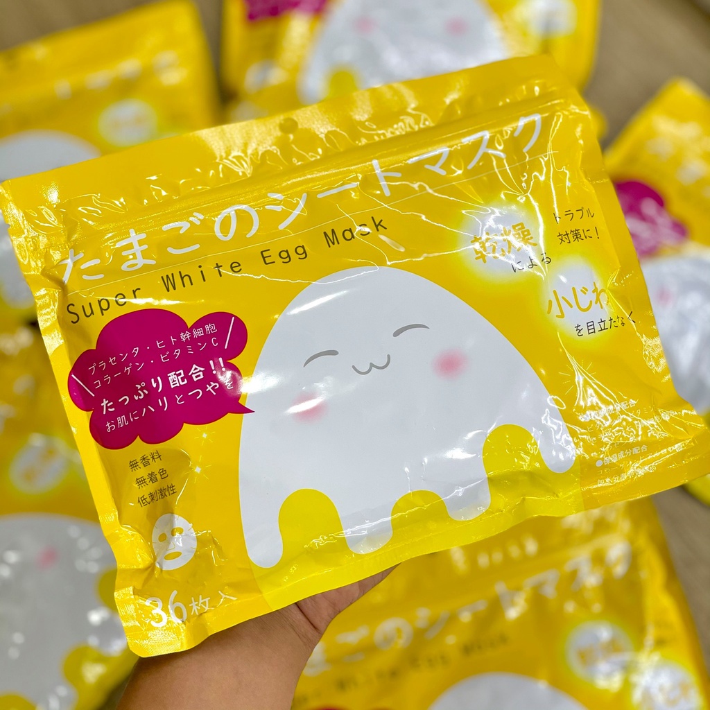 Mặt nạ trứng Super White Egg Mask Nhật Bản