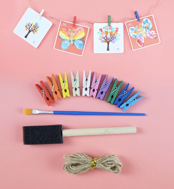 Màu vẽ Finger Painting vẽ với ngón tay cho bé