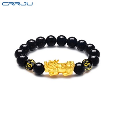 Vòng tay CRRJU Pixiu dành cho cặp đôi và người lớn Sử dụng 005