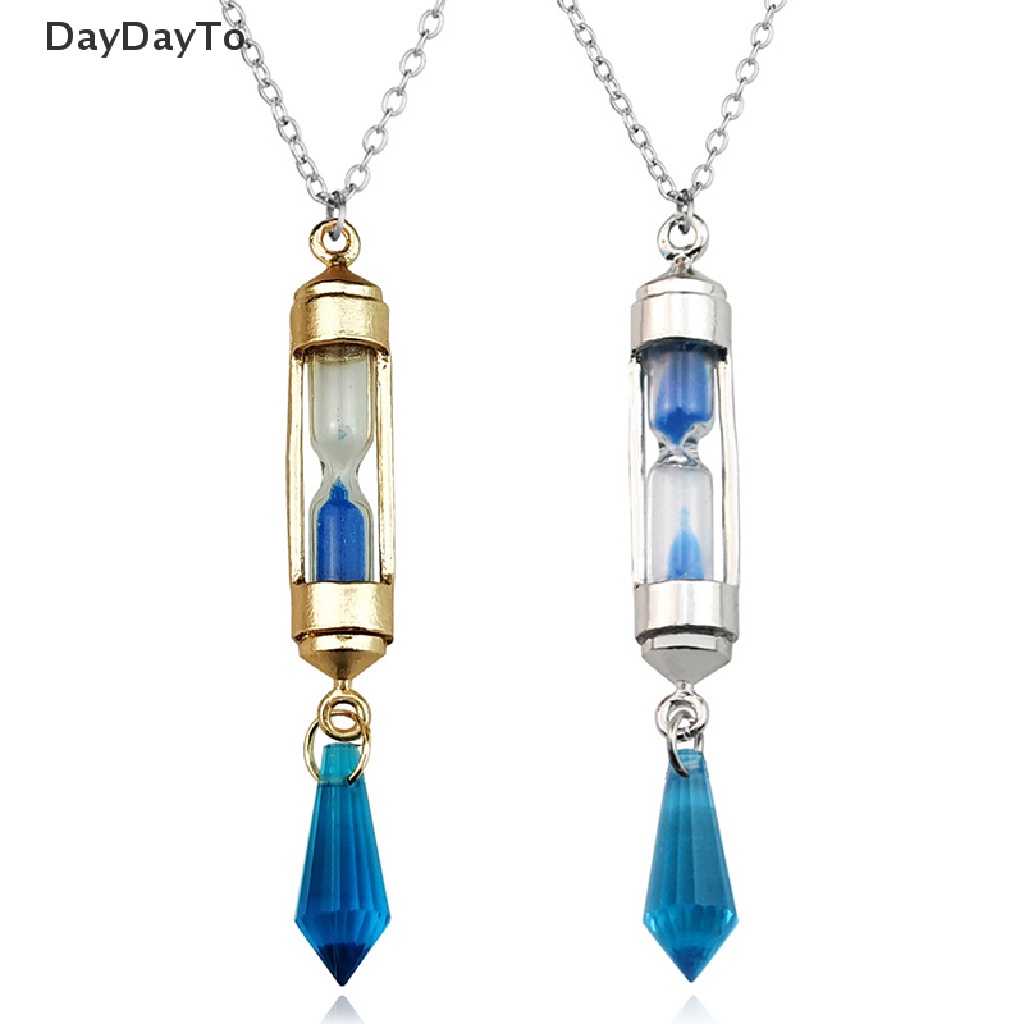 DayDayTo Anime Vanitas Earrings Cosplay Props Cuboid Hourglass Ear Clip Necklace Jewelry .
