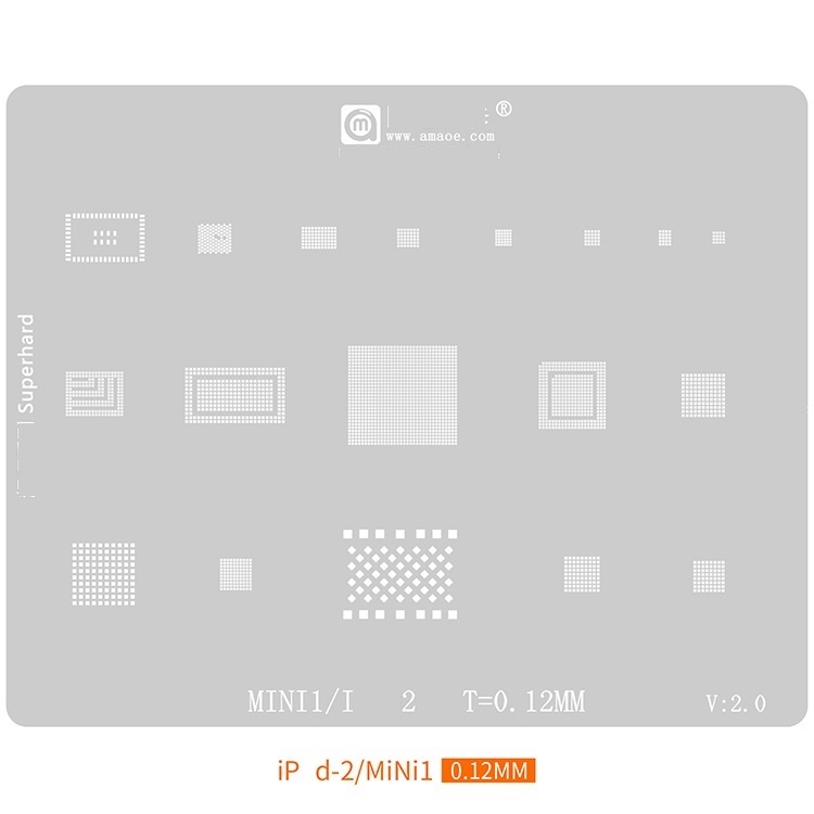 Vỉ làm chân MINI1 iP.ad 2 đủ mã ic