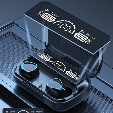 Tai nghe bluetooth không dây NUTEK M10 gaming V5.1 chơi game chống ồn, pin 3500mAh chống nước IPX7
