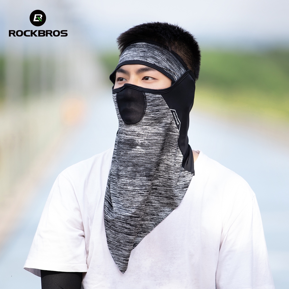 Khẩu trang mặt nạ Rockbros dùng chống nắng phong cách mùa hè cho nam giới dùng câu cá và đi moto
