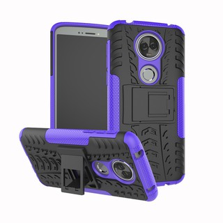 Ốp lưng kiểu gồ ghề kèm giá đỡ cho điện thoại Motorola Moto E5 Plus