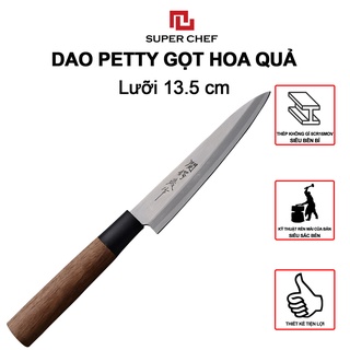 Dao Gọt Hoa Quả Tiêu Chuẩn Nhật Chính Hãng Super Chef Lưỡi 13.5cm Siêu Sắc DAO 6