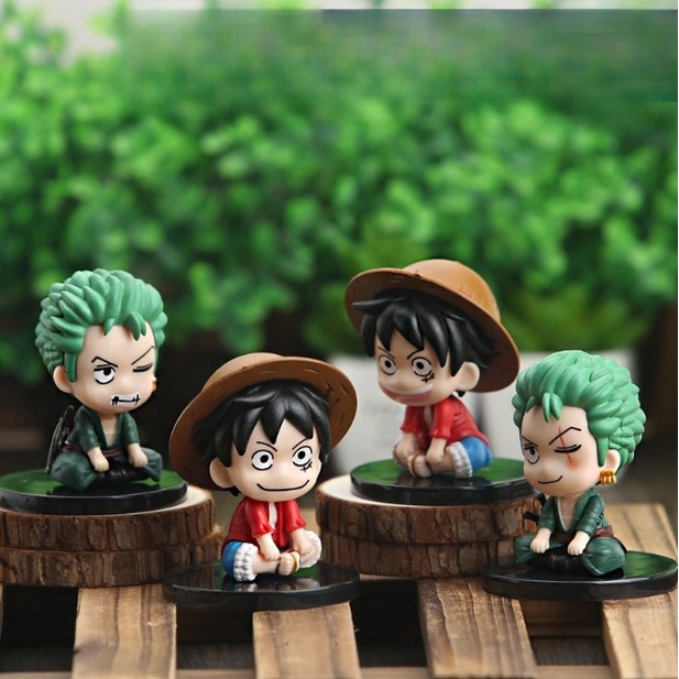 Quà Tặng Sinh Nhật, Hộp Quà Mô Hình Nhân Vật One Piece, Đảo Hải Tặc,Nhân Vật Anime Luffy, Zoro Yêu Thích Của Các Bạn Nhỏ