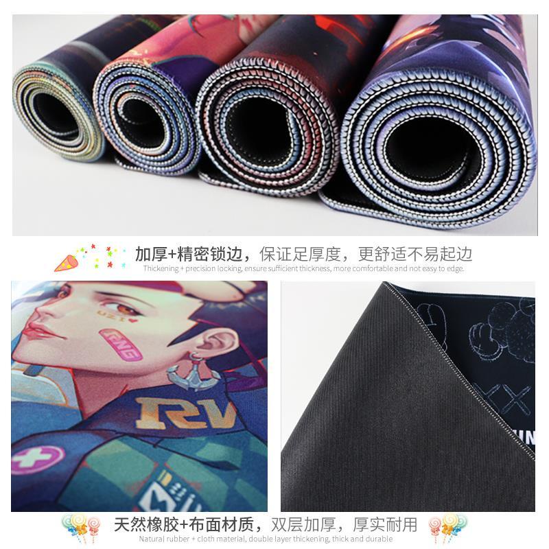 Tấm Lót Chuột Mềm Dày Hai Chiều Cỡ Lớn Hình Cá Mập Dành Cho Nam Nữ Arknights Tomorrow 'S Ark