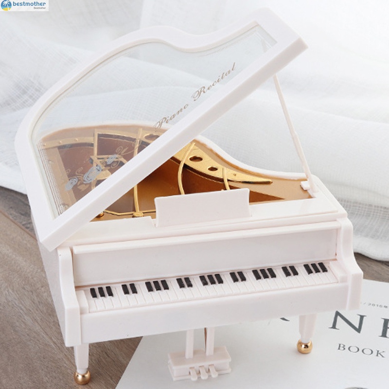 Hộp Nhạc Hình Đàn Piano Cổ Điển Trang Trí Phòng Ngủ