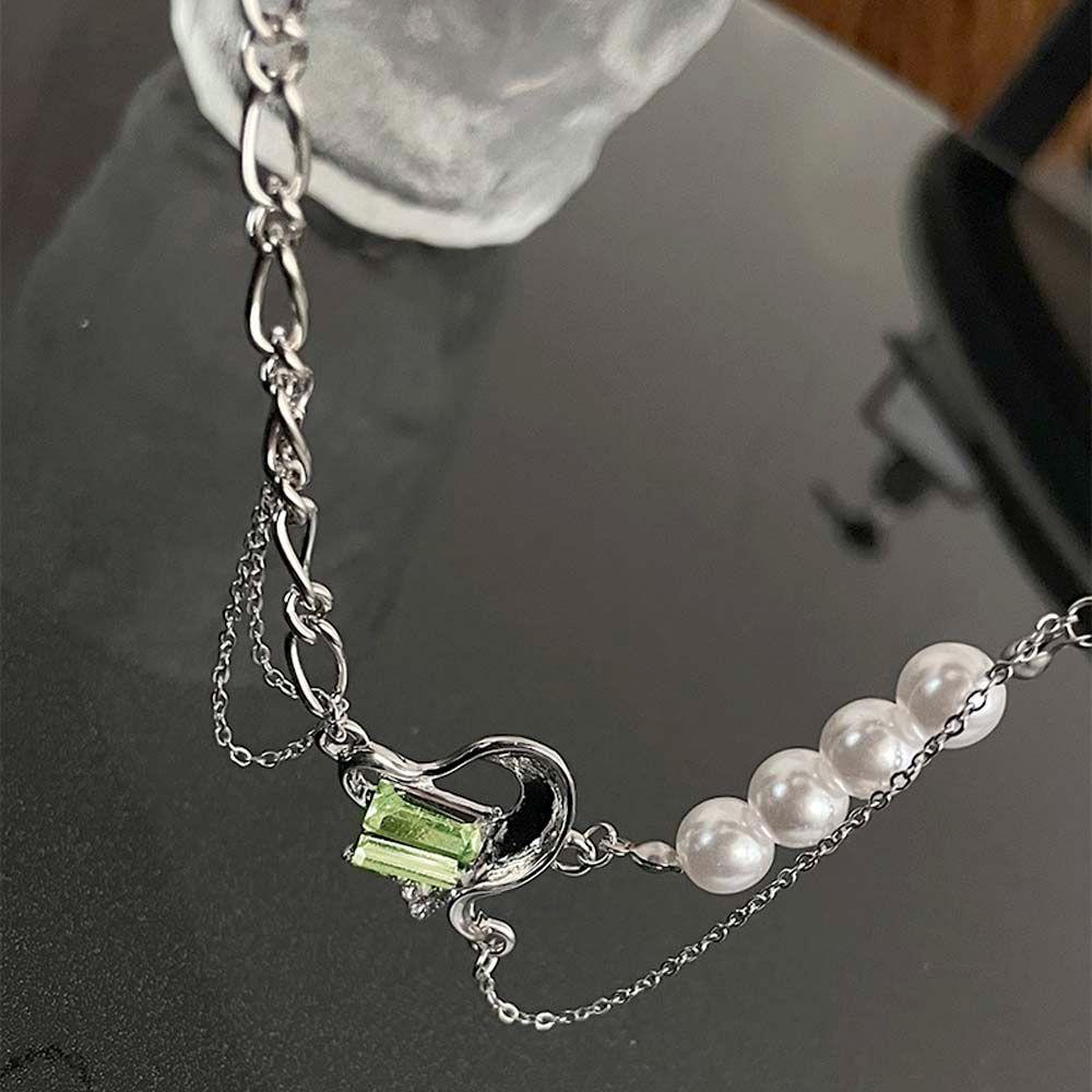 QQMALL Vòng Cổ Choker Màu Bạc Phong Cách Hàn Quốc Cổ Điển Thời Trang Cho Nữ