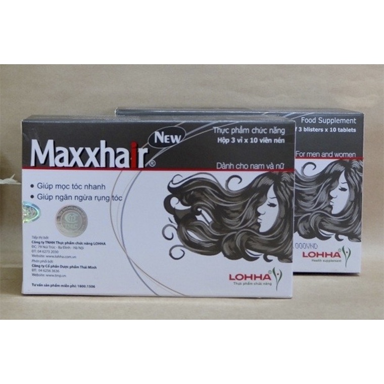 MAXXHAIR - Ngăn rụng tóc,kích thích tóc mọc nhanh