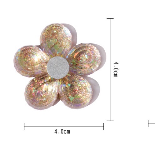 Đế gắn móng giả tập vẽ nail, đế nam châm gắn móng mẫu chuyên dụng, thiết kế hình bông hoa