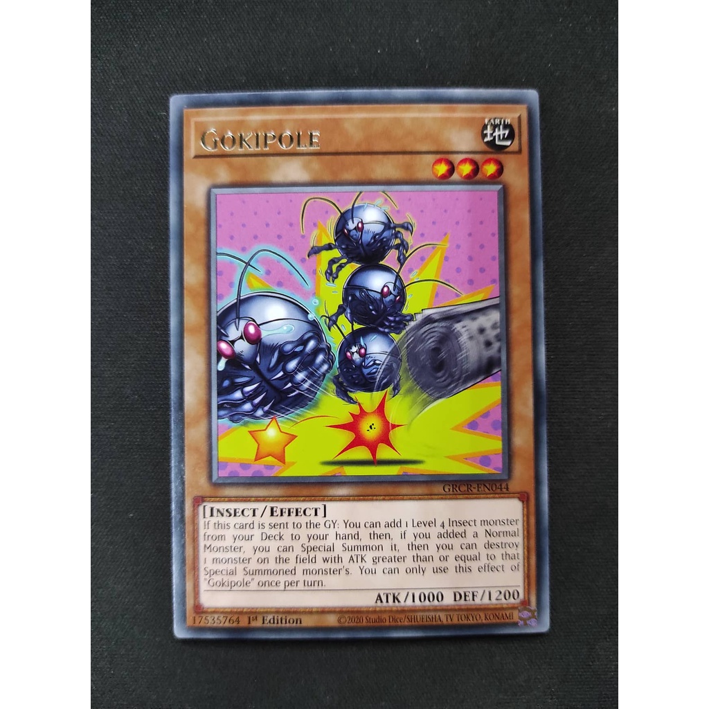 1 lá thẻ bài Gokipole - GRCR-EN044 - Rare