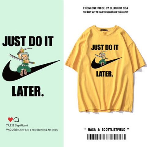 Áo Thun 100% Cotton Tay Ngắn Cổ Tròn Dáng Rộng In Họa Tiết Hoạt Hình Thời Trang Mùa Hè Cho Nam