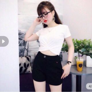 Áó Kiểu Nữ, áo thun lụa, áo xoắn bụng, áo thời trang mới