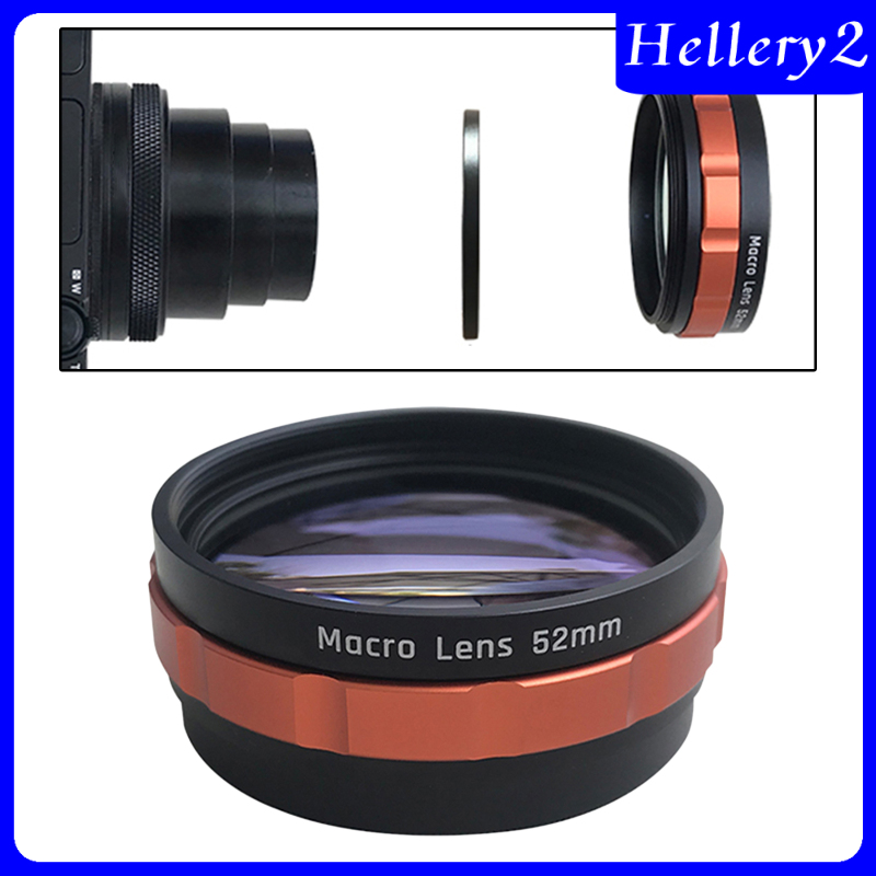 [HELLERY2]Universal 52mm Macro Lens for Card Camera Practical Accessories