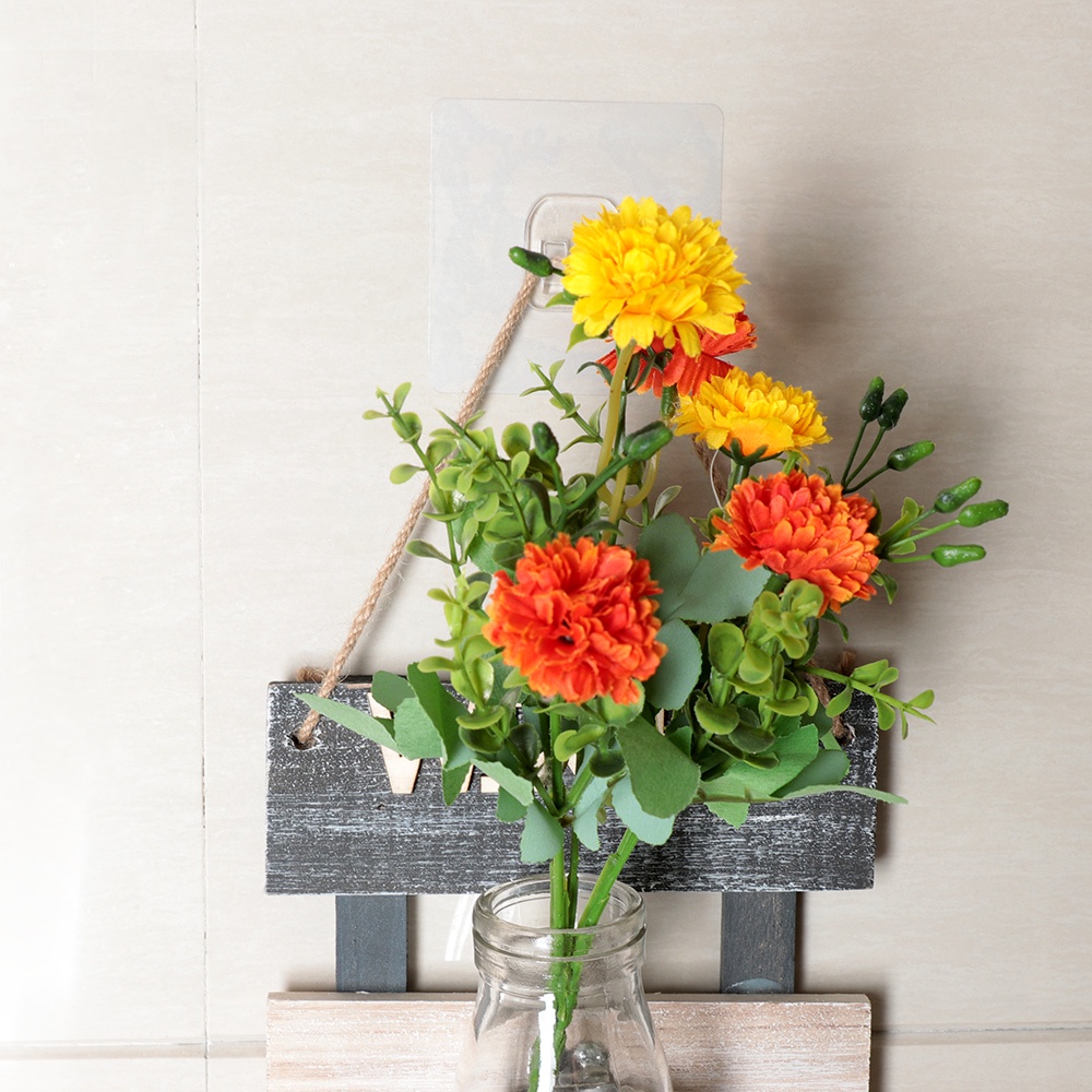 Set 1/4 Móc Treo Đồ Gắn Tường Trong Suốt Chống Thấm Nước Tiện Dụng