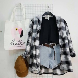 Khoác Sơ mi Flannel cá tính