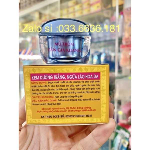 kem mủ trôm trắng da ,ngừa lão hoá da hủ 6g