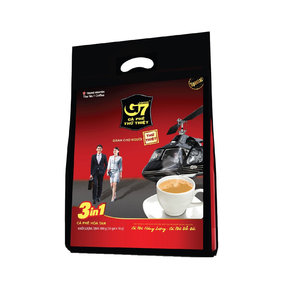 COMBO 10 TÚI _ Cà phê Trung Nguyên G7 3in1 (50gói/bịch*10 gói)