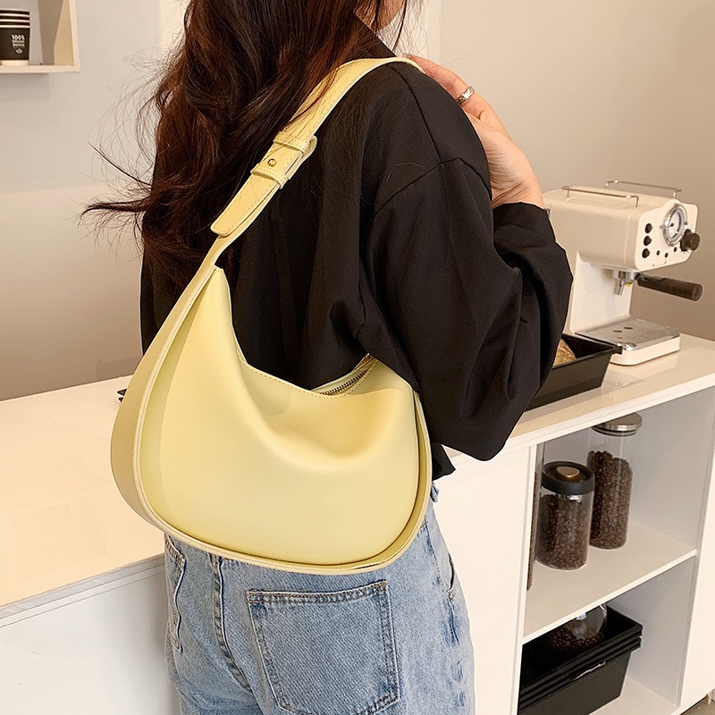 Túi Đeo Vai Màu Sắc Đơn Giản Có Thể Điều Chỉnh Phong Cách Hàn Quốc Cho Nữ