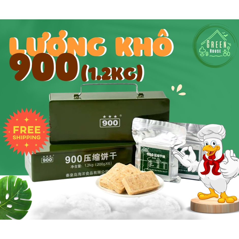 LƯƠNG KHÔ QUÂN ĐỘI THÙNG SẮT NHỎ 1.2KG