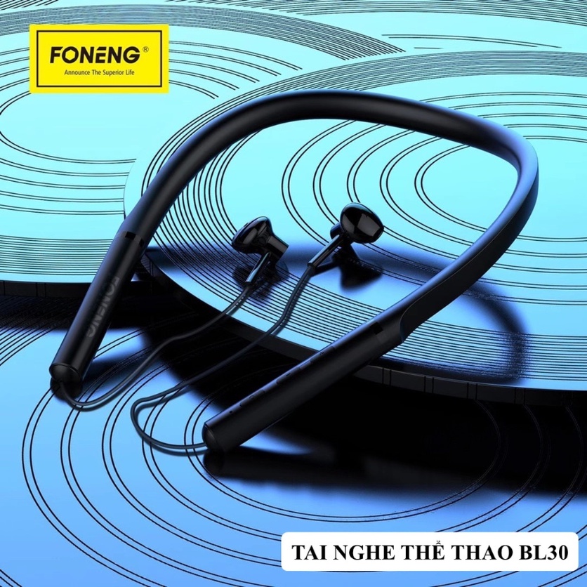 Tai nghe FONENG Bluetooth Thể Thao BL30 Chính hãng BH 12 tháng Pin 12 giờ sử dụng