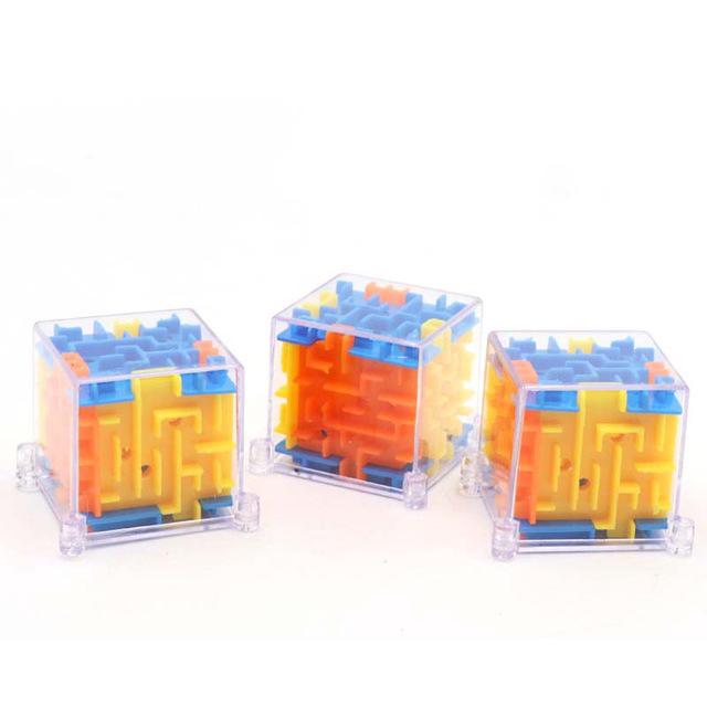 3D Mini Speed Cube Maze Professional Magic Puzzles Neo Cube Rolling Ball Toys For Children Kids Educational Puzzle Gifts