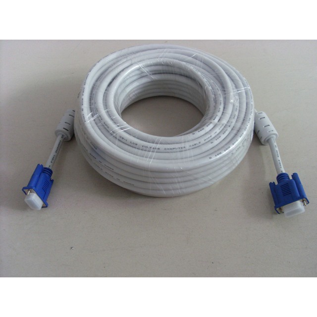 Dây Cáp Màn Hình Máy Tính VGA D-Sub 15 Pin Dài 1.5m tới 10m chống nhiễu loại tốt
