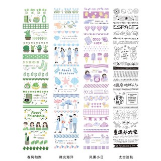 Dãy sticker washi trang trí