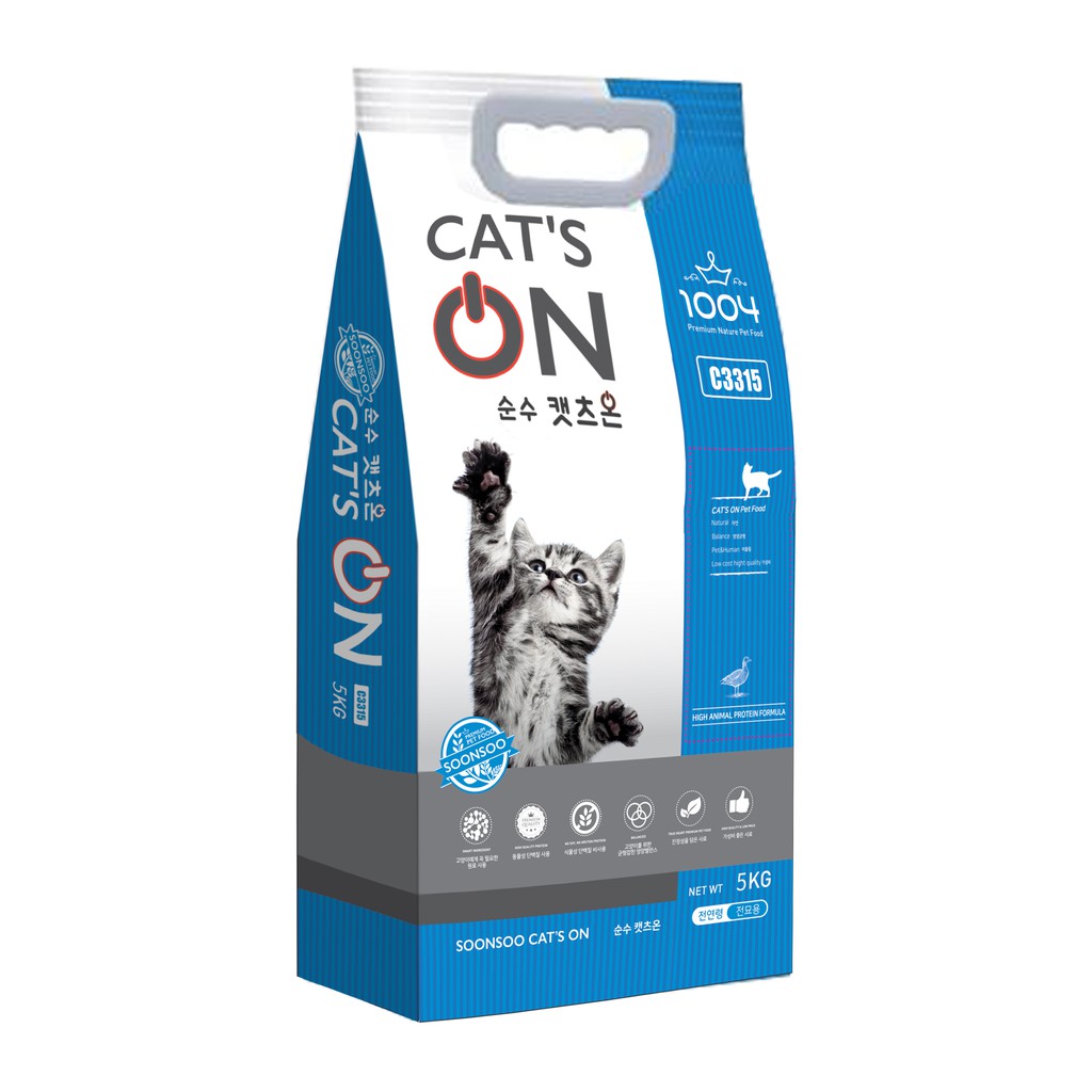 Hạt khô cho mèo Cat's On chiết 1kg