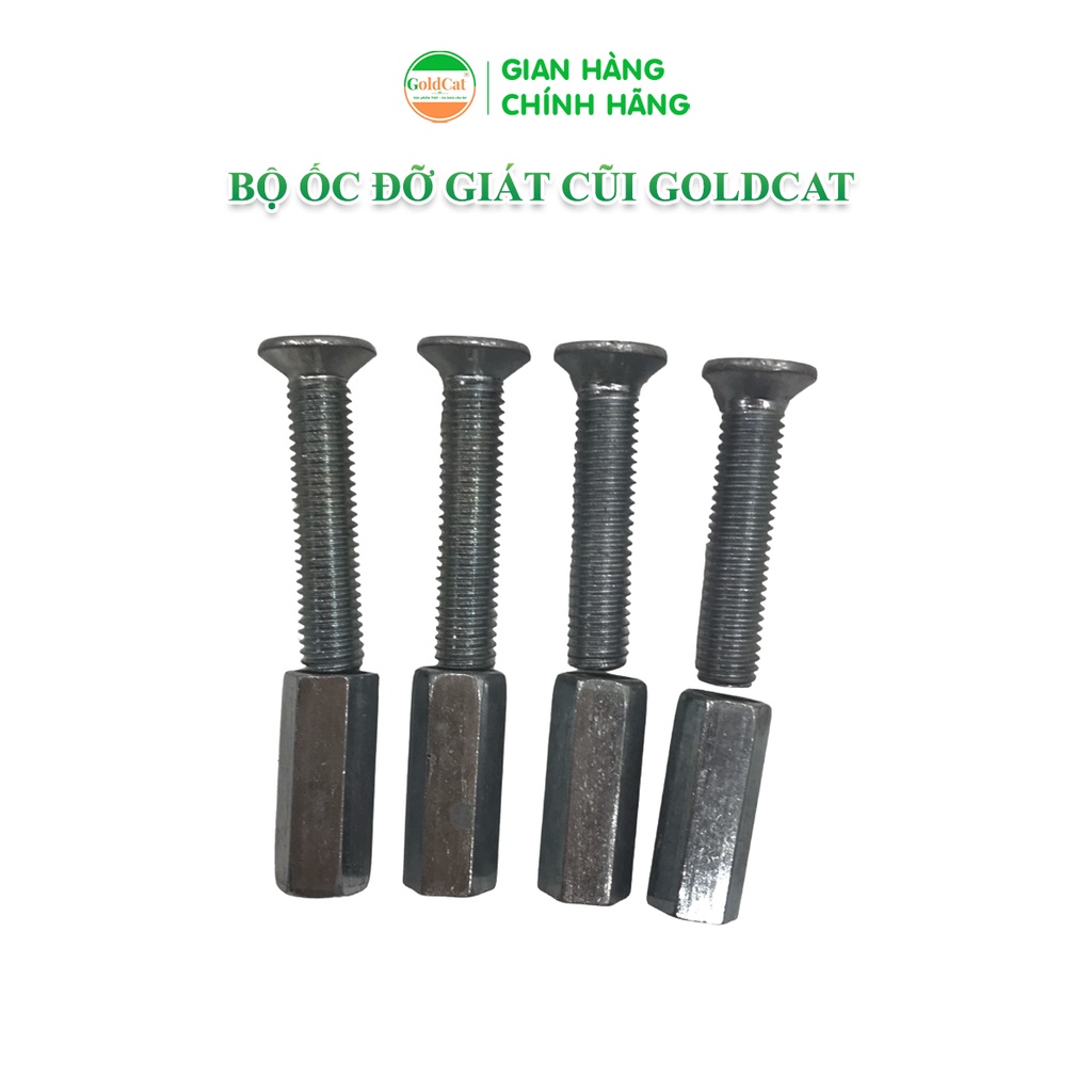 Bộ Ốc Đỡ Giát Cũi GOLDCAT Chất Liệu Sắt Không Gỉ Giúp Nâng Đỡ Giát Giường Nằm Của Bé