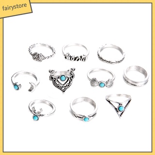 Set nhẫn nhiều kiểu dáng phong cách hoho