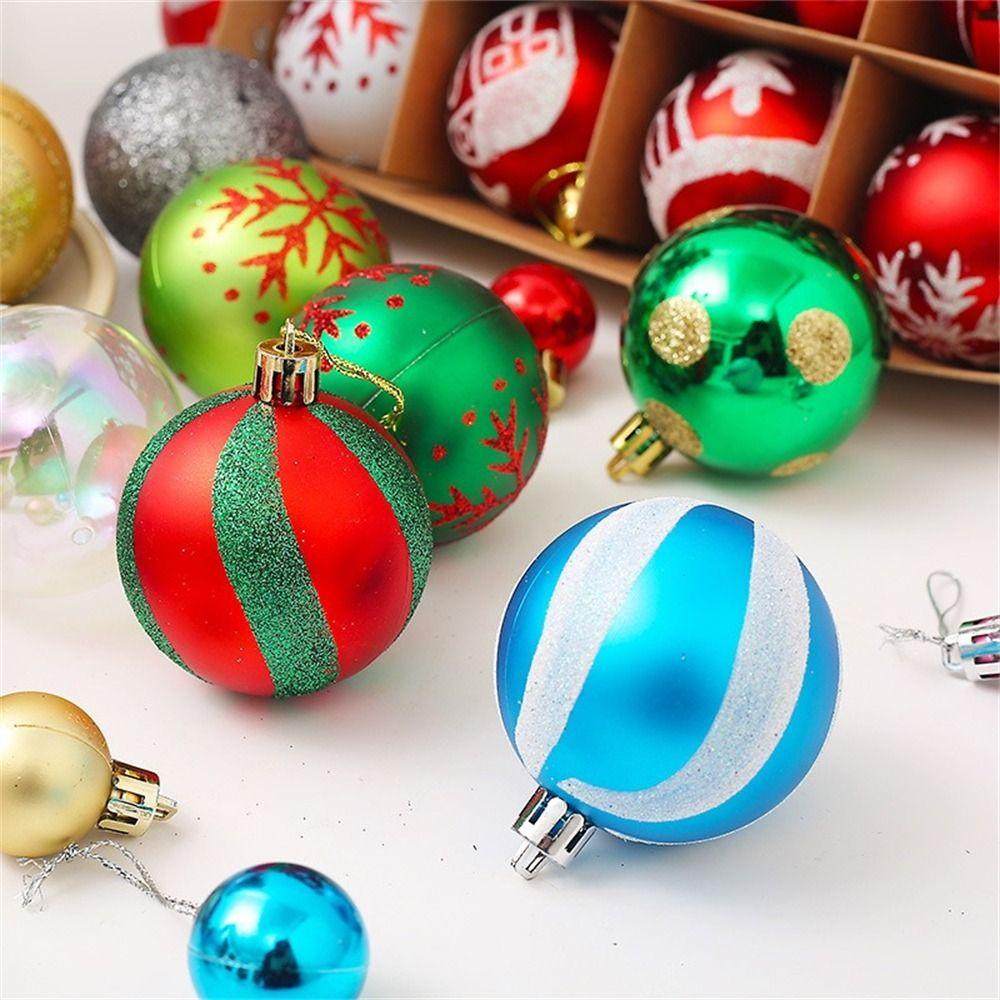 Bộ 44 Phụ Kiện Trang Trí Cây Thông Giáng Sinh / Năm Mới DIY