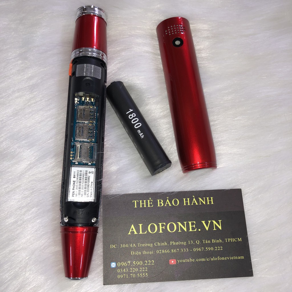 [Mã ELMS5 giảm 7% đơn 300K] Điện thoại thay đổi giọng nói độc lạ CÂY BÚT PENPHONE B111 CÓ QUẠT LÀM MÁT 02 SIM NHỎ GỌN | BigBuy360 - bigbuy360.vn