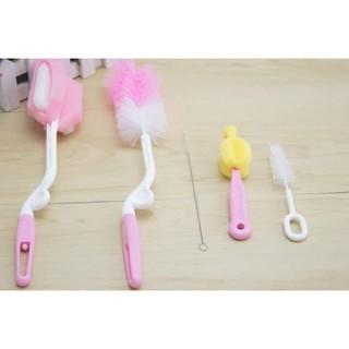Dụng cụ cọ ly,cọ rửa bình sữa 5 chi tiết