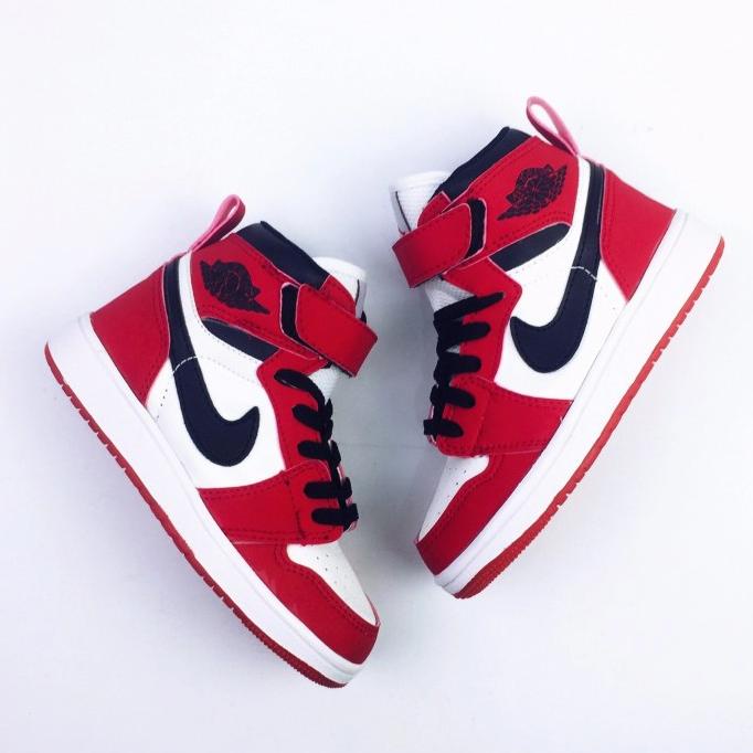 Giày Thể Thao Nike Air Jordan 1 Chicago 21-35 Thiết Kế Dễ Thương Cho Bé