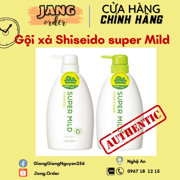 Dầu gội Shiseido Super Mild Shampoo 600ml